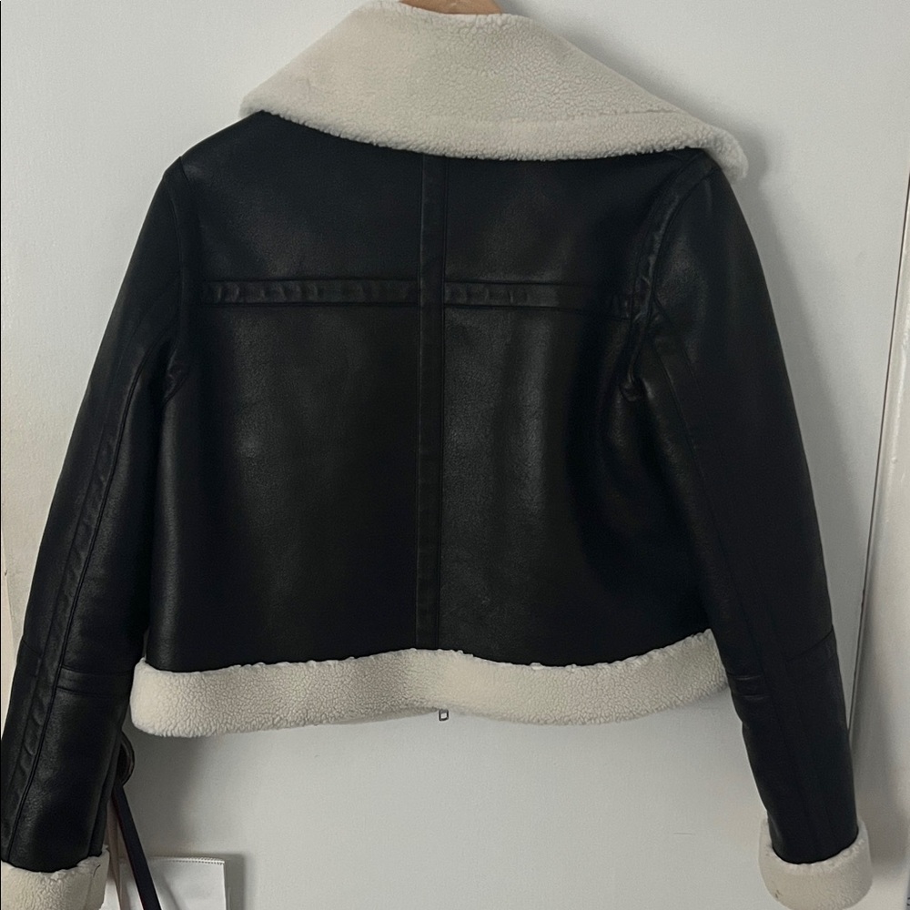 Stand Studio Leather Shearling Jacket - image 3